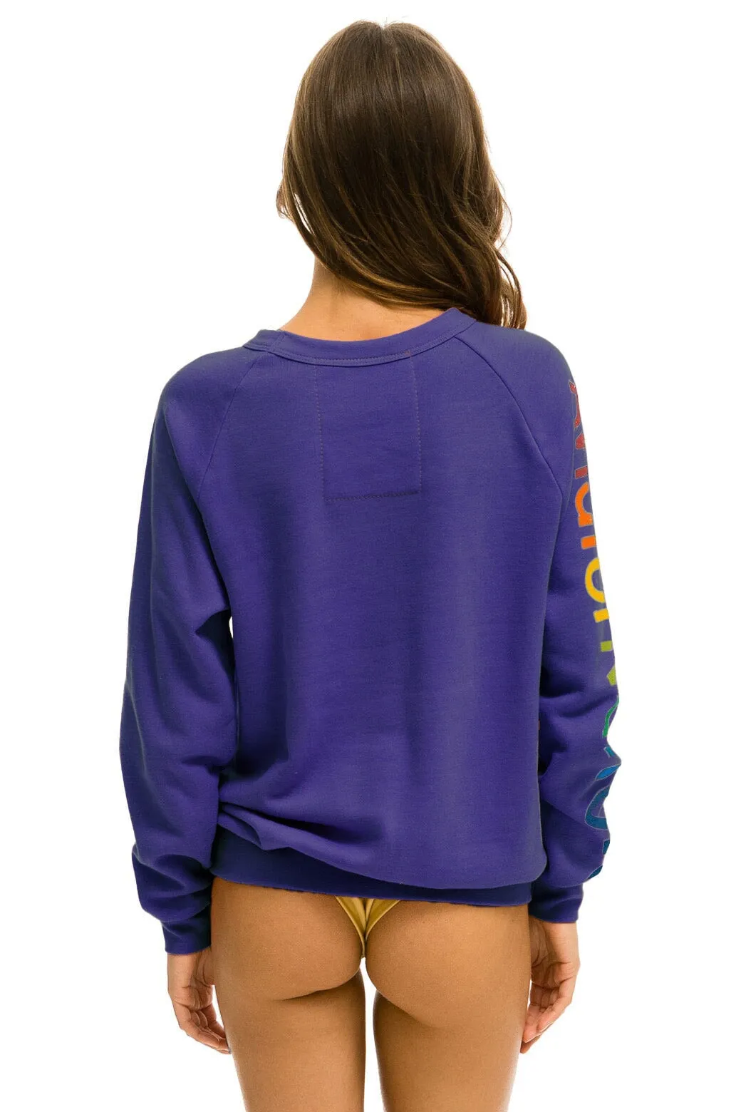 AVIATOR NATION AUSTIN SWEATSHIRT - PURPLE