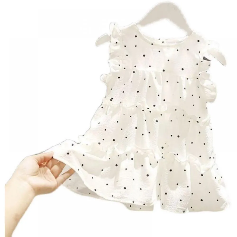 Baby Girl Summer Dress Western Style Polka Dot Skirt Wholesale