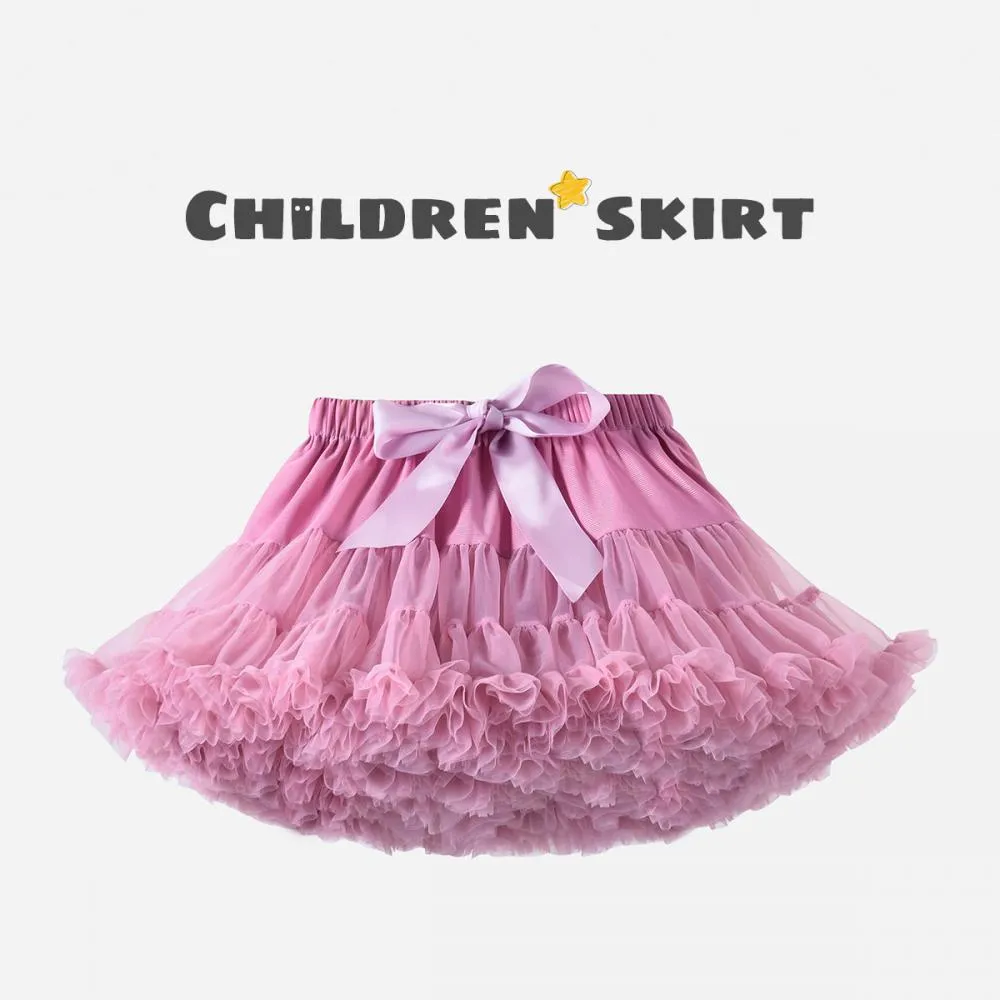 Baby Girls Christmas Tutu Dress Solid Color Skirt For Girls 6-18m Babywear Wholesale