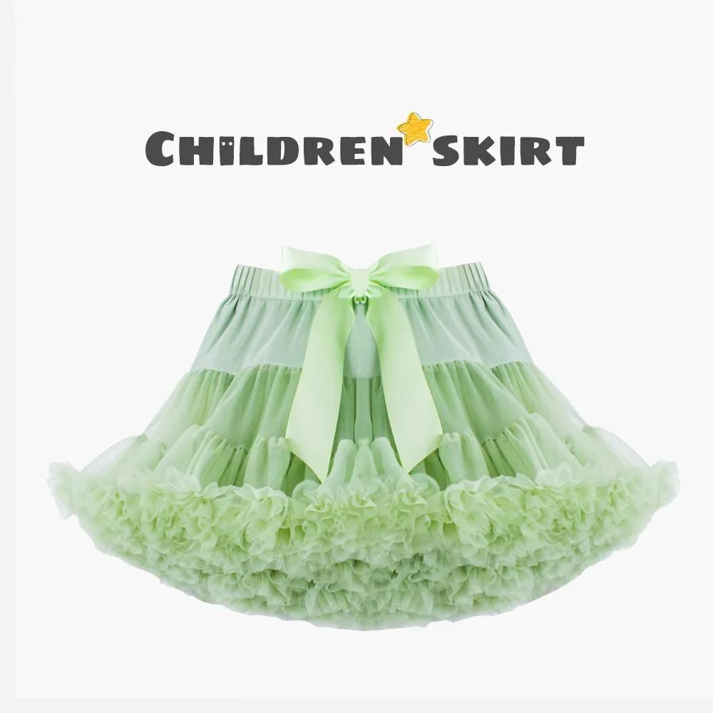 Baby Girls Christmas Tutu Dress Solid Color Skirt For Girls 6-18m Babywear Wholesale