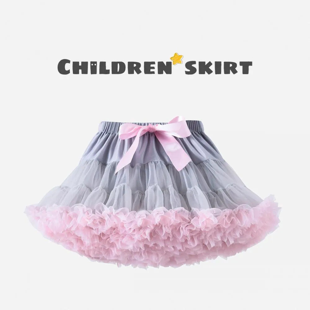 Baby Girls Christmas Tutu Dress Solid Color Skirt For Girls 6-18m Babywear Wholesale