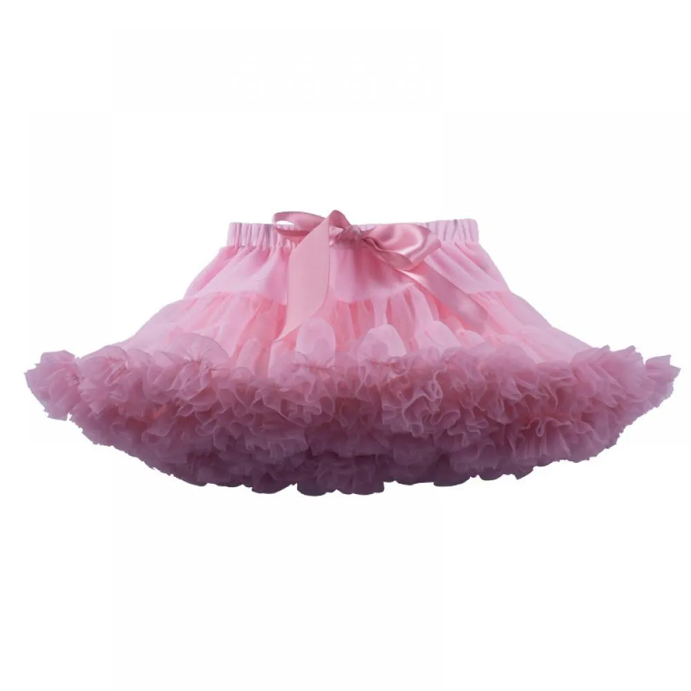 Baby Girls Christmas Tutu Dress Solid Color Skirt For Girls 6-18m Babywear Wholesale