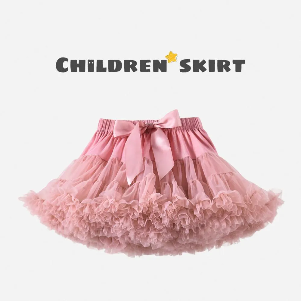 Baby Girls Christmas Tutu Dress Solid Color Skirt For Girls 6-18m Babywear Wholesale