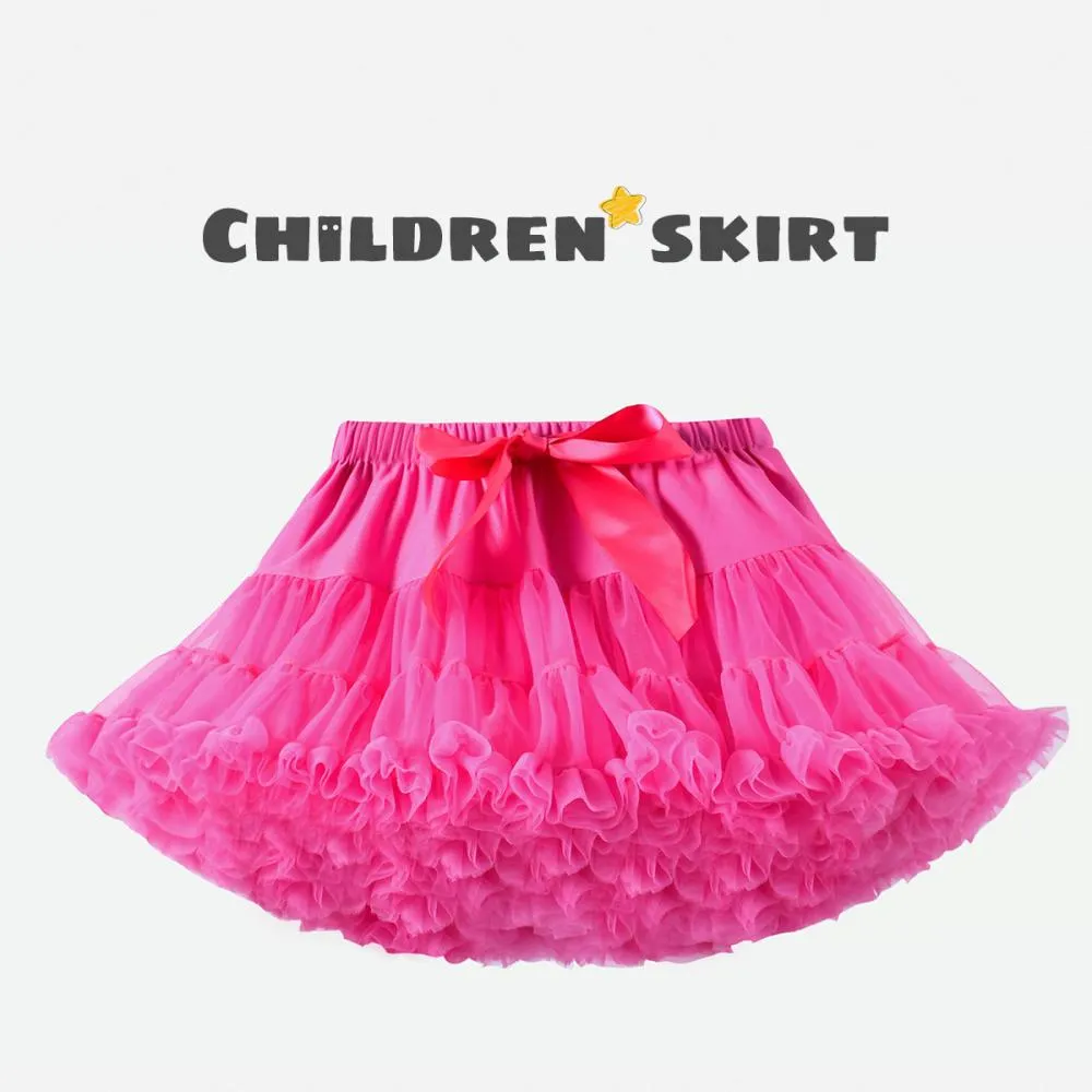 Baby Girls Christmas Tutu Dress Solid Color Skirt For Girls 6-18m Babywear Wholesale