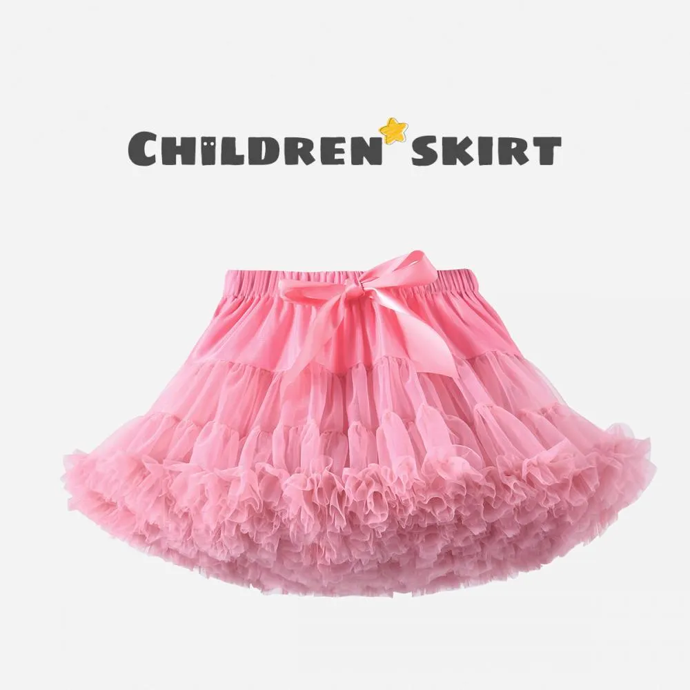 Baby Girls Christmas Tutu Dress Solid Color Skirt For Girls 6-18m Babywear Wholesale