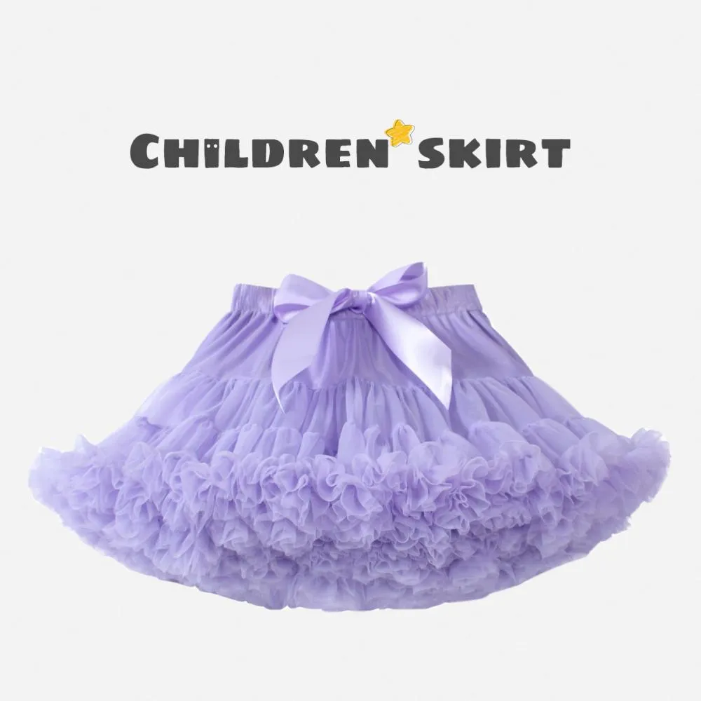 Baby Girls Christmas Tutu Dress Solid Color Skirt For Girls 6-18m Babywear Wholesale