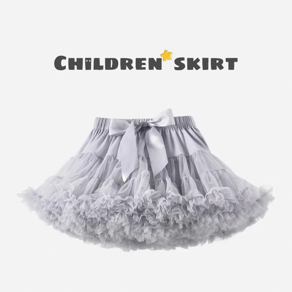 Baby Girls Christmas Tutu Dress Solid Color Skirt For Girls 6-18m Babywear Wholesale