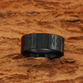 Bague Viking ancestrale - runes sacrées