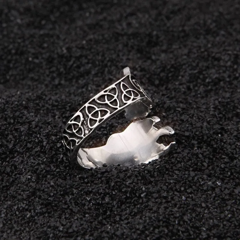 Bague Viking en Argent Sterling 925 - Les Pattes de l'Ours