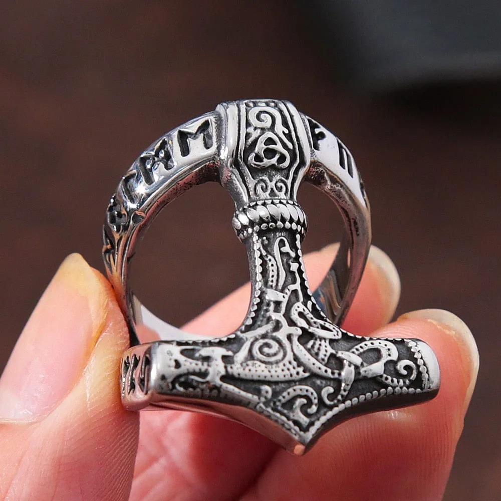 Bague Viking "Cercle de Mjölnir"