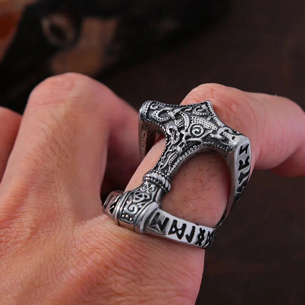 Bague Viking "Cercle de Mjölnir"