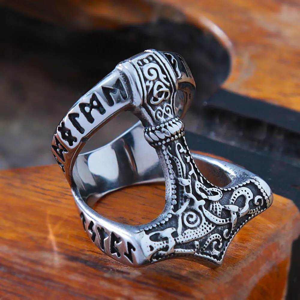 Bague Viking "Cercle de Mjölnir"