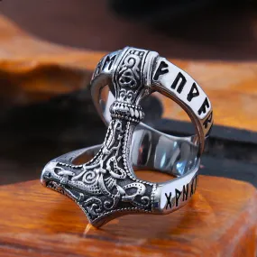 Bague Viking "Cercle de Mjölnir"