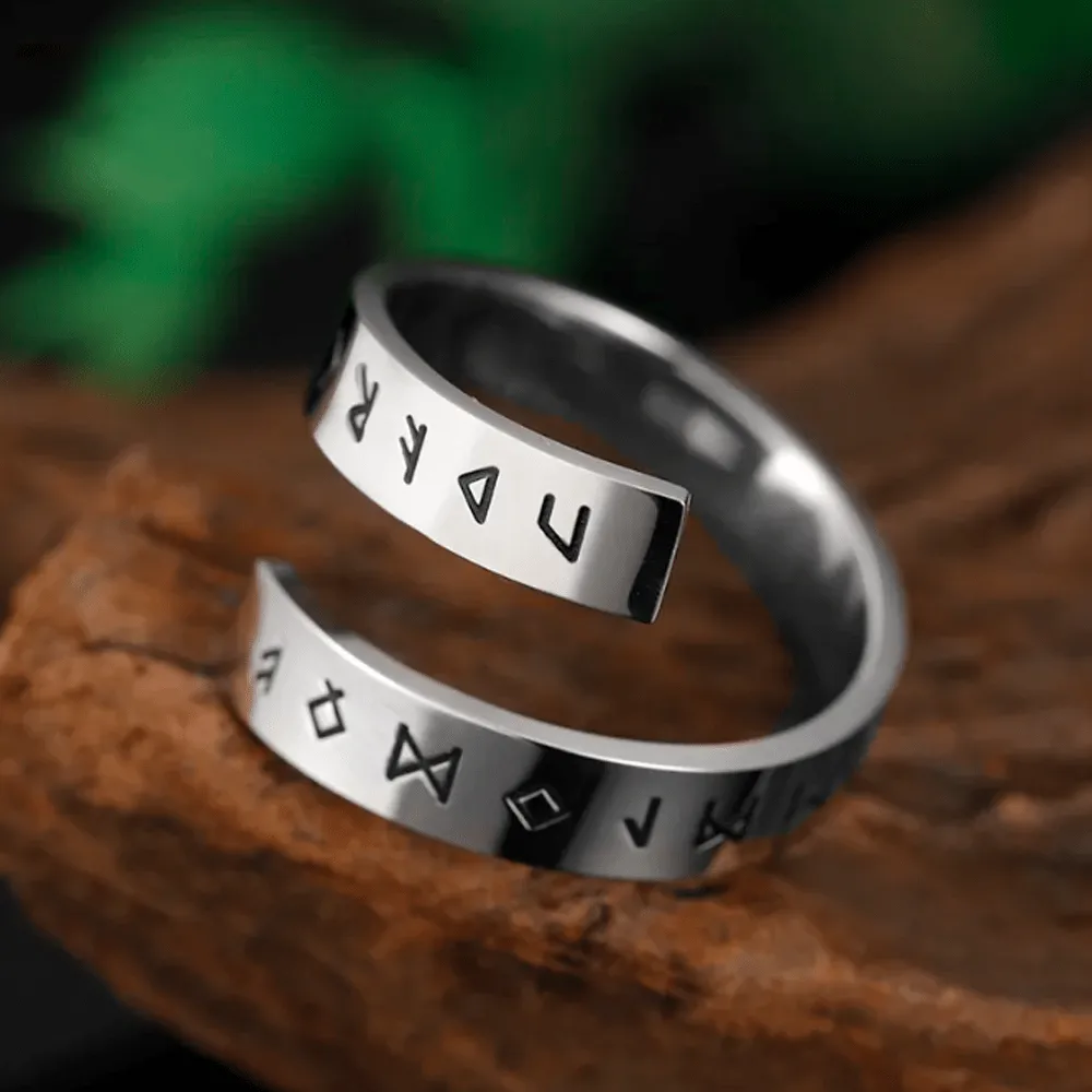 Bague Vikings - La Tornade Runique