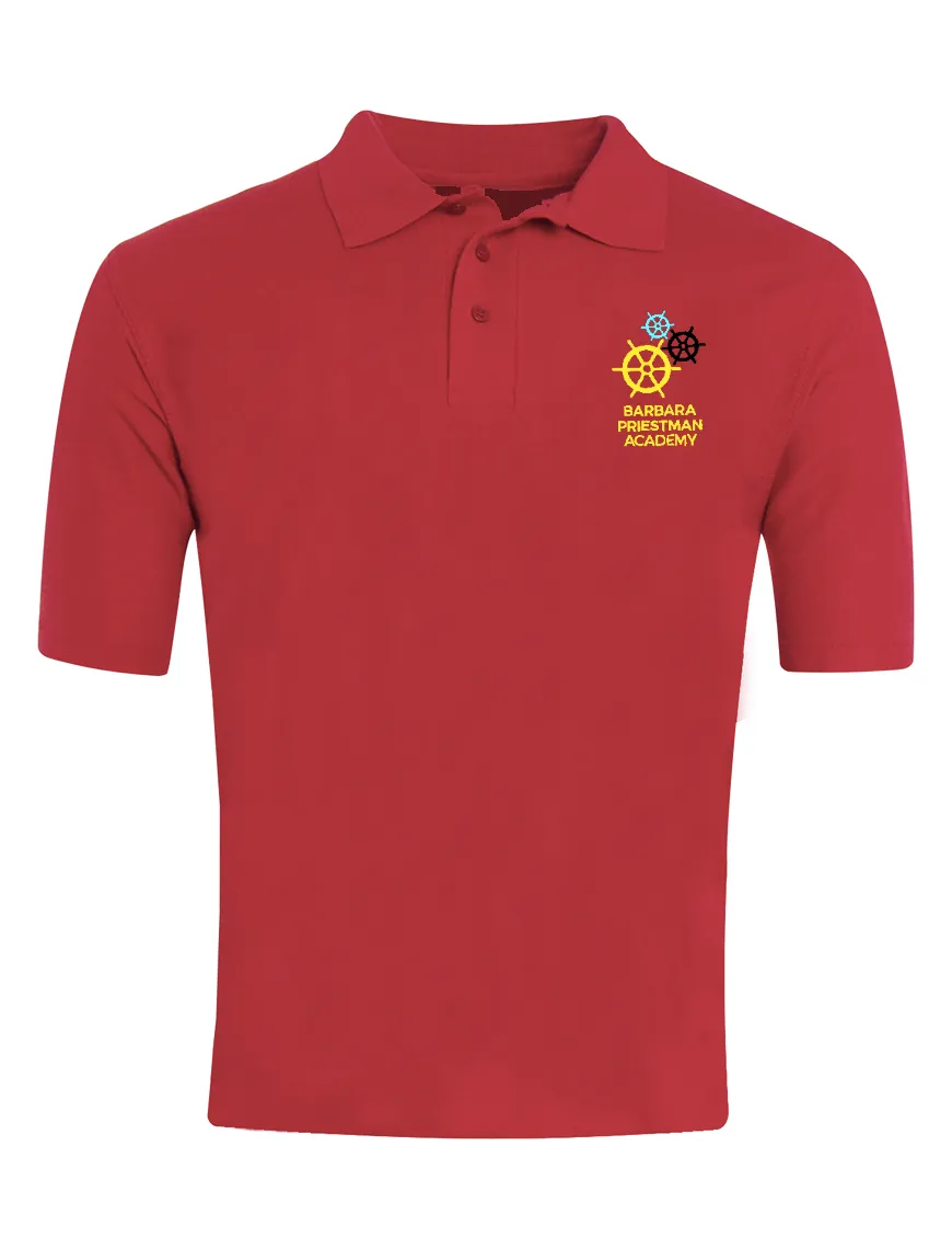 Barbara Priestman Academy 6th Form Red Polo