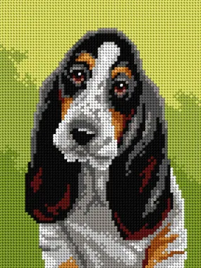 Basset 3474F Needlepoint canvas for halfstitch without yarn