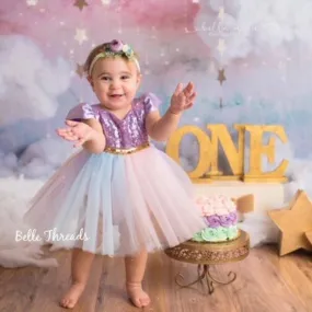 Belle Threads Sequin Unicorn Romper