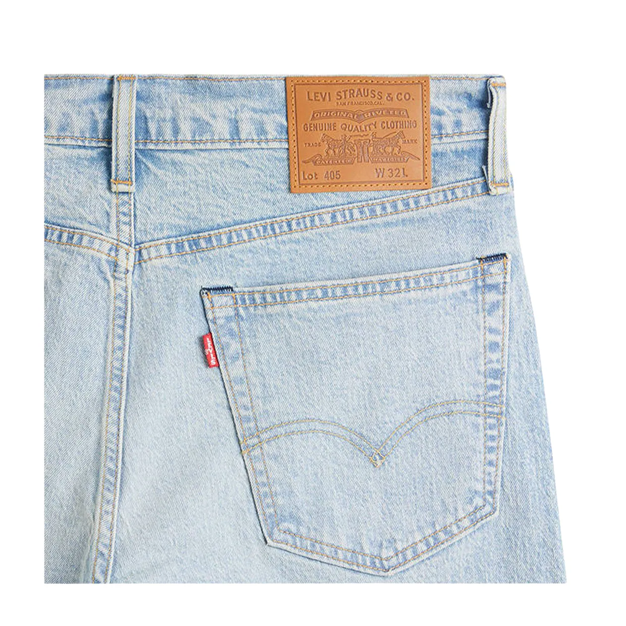 Bermuda Levi's 405 Standard Blu Chiaro