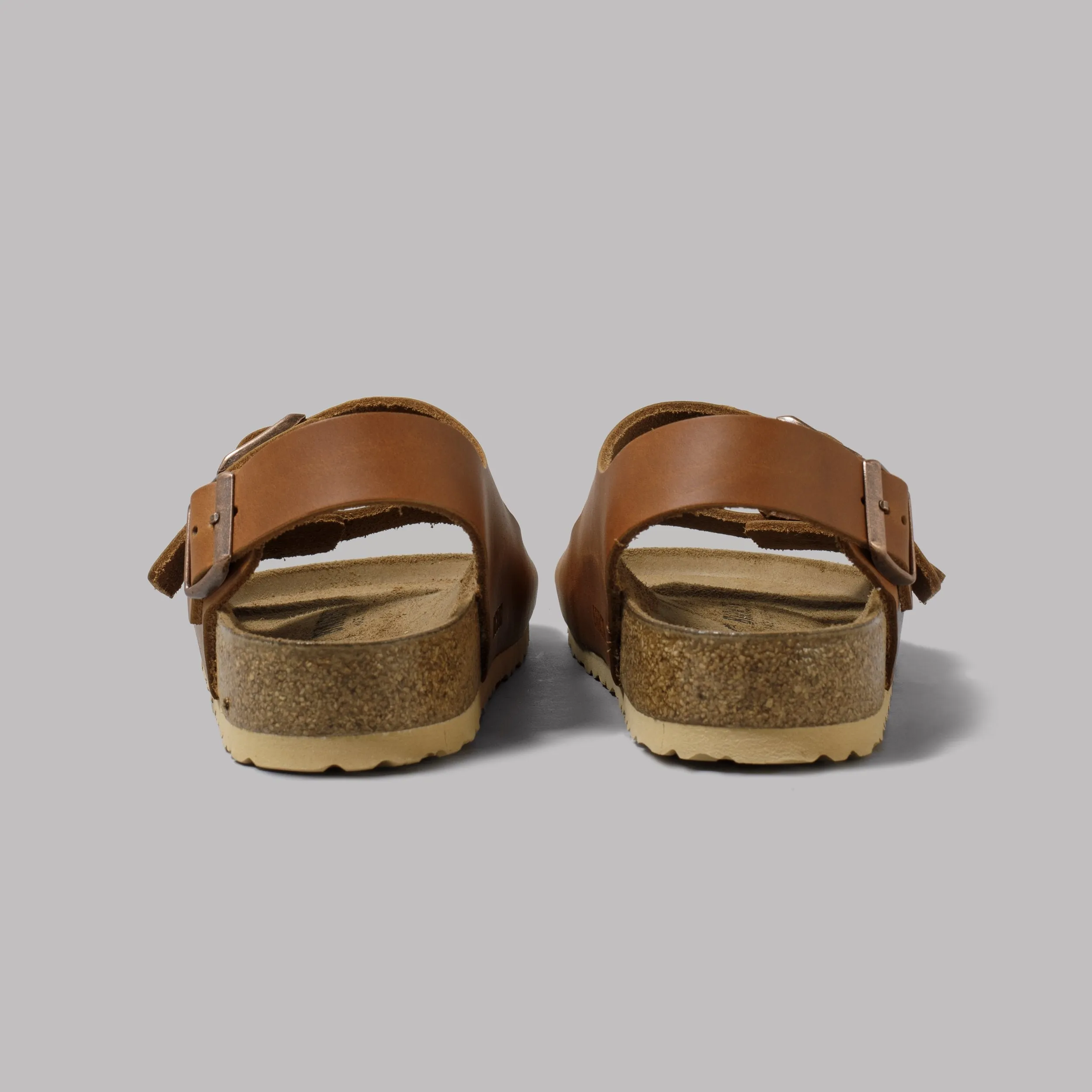 Birkenstock Milano (Antique Pull Cognac)