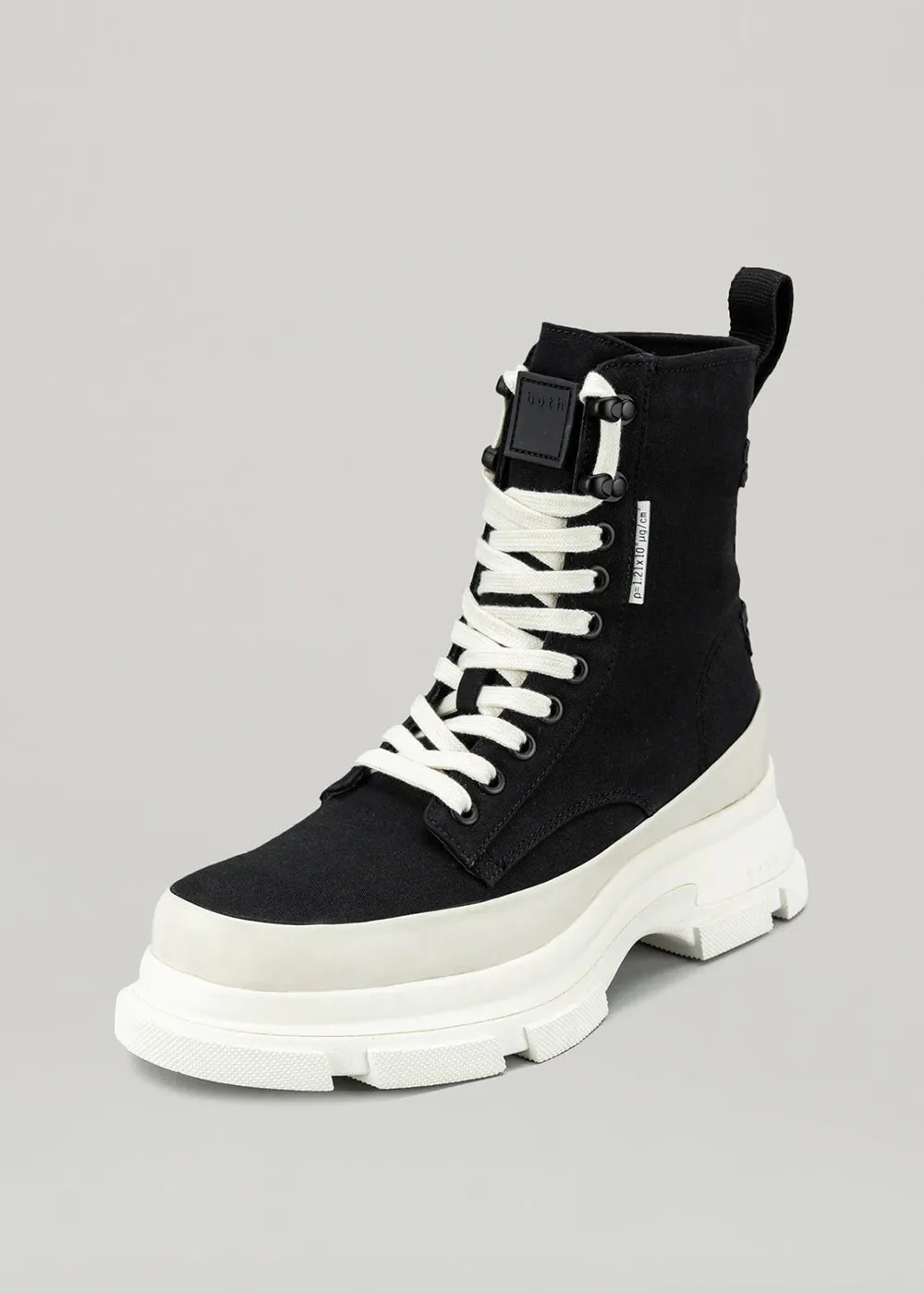 Black & White Gao High-Top Boots