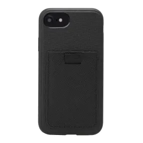 Black Leather Wallet Case, iPhone SE/8/7