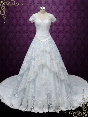 Blue Cinderella Style Princess Wedding Dress KARINA