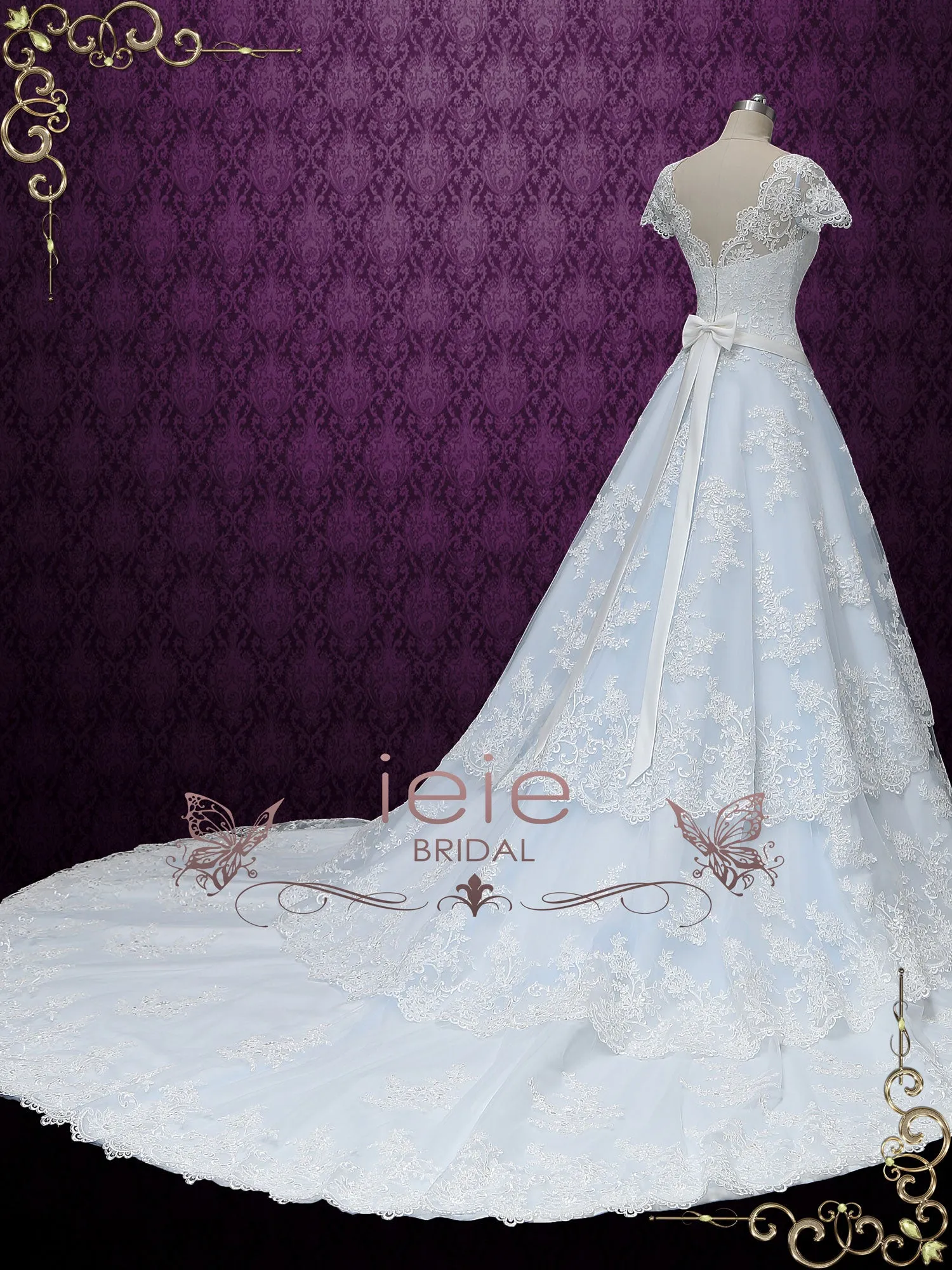 Blue Cinderella Style Princess Wedding Dress KARINA