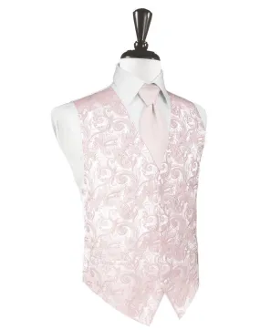 Blush Tapestry Tuxedo Vest