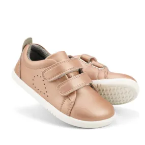 Bobux Iwalk Grass Court Rose Gold Leather Trainer 633749