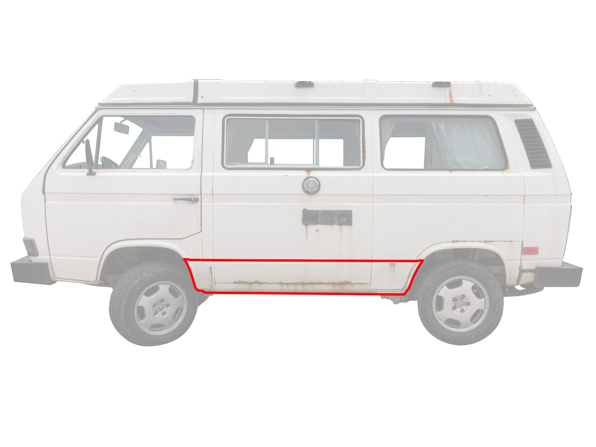 Body Panel - Left Side Panel (Long) [Vanagon]