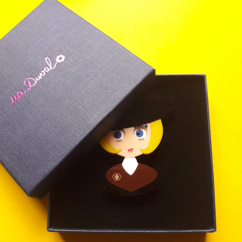 BONNIE Acrylic Brooch, Limited & Numbered Edition