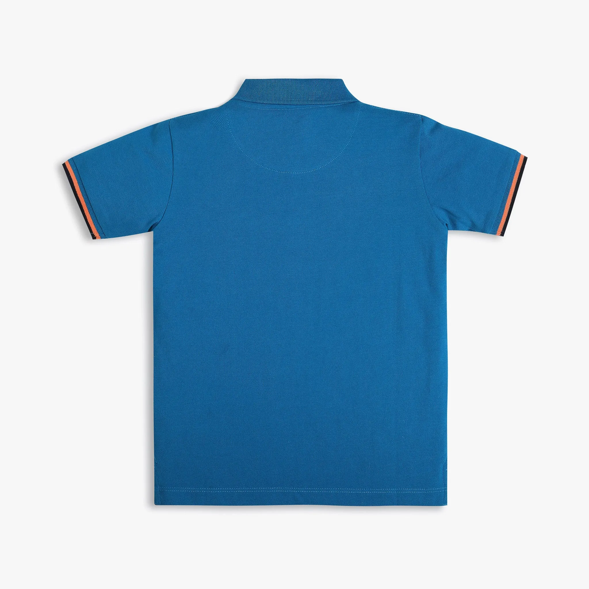 Boy's Regular Fit Solid Polo T-Shirt