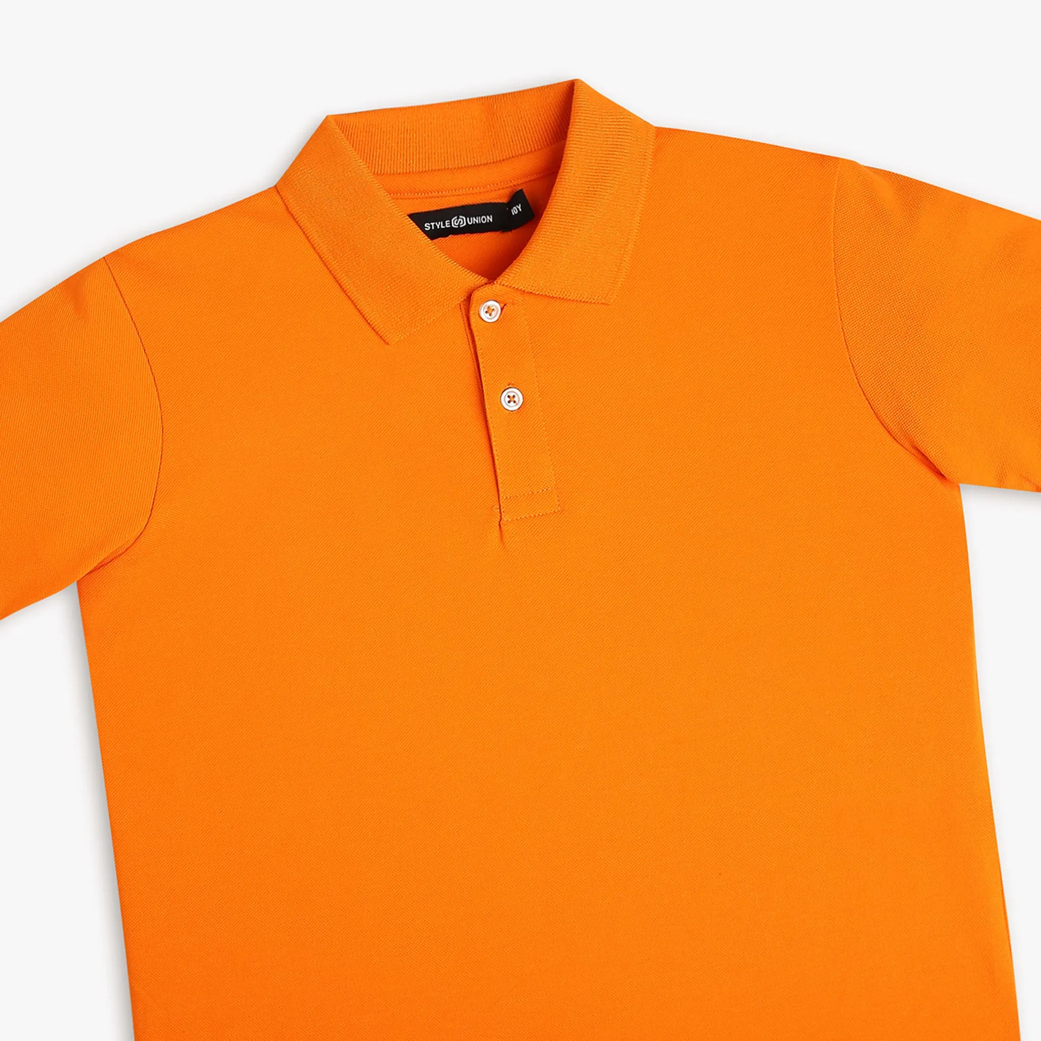 Boy's Regular Fit Solid Polo T-Shirt