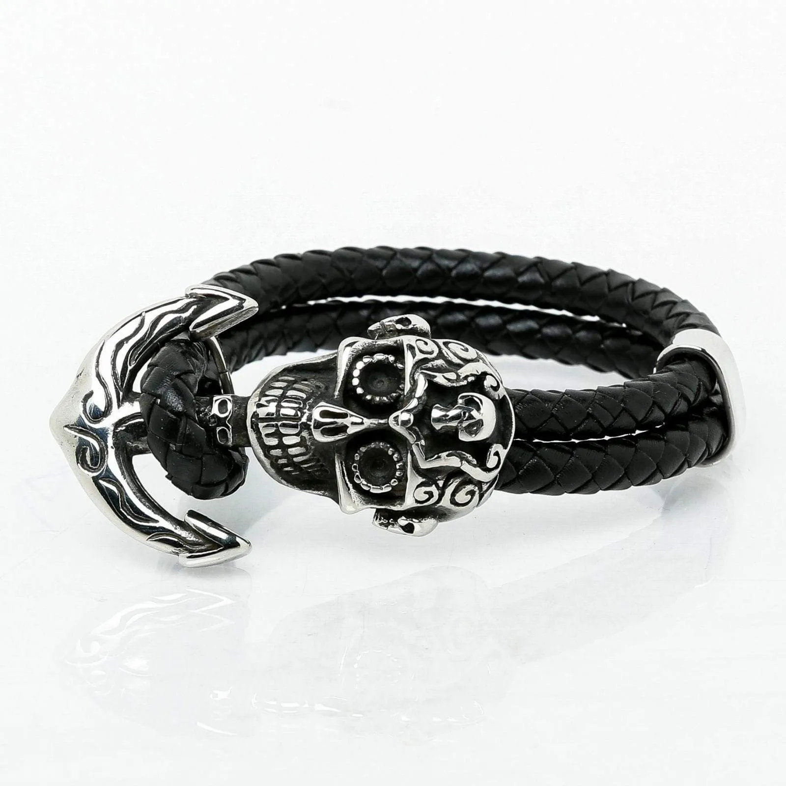 Bracelet Viking terreur des marins en cuir