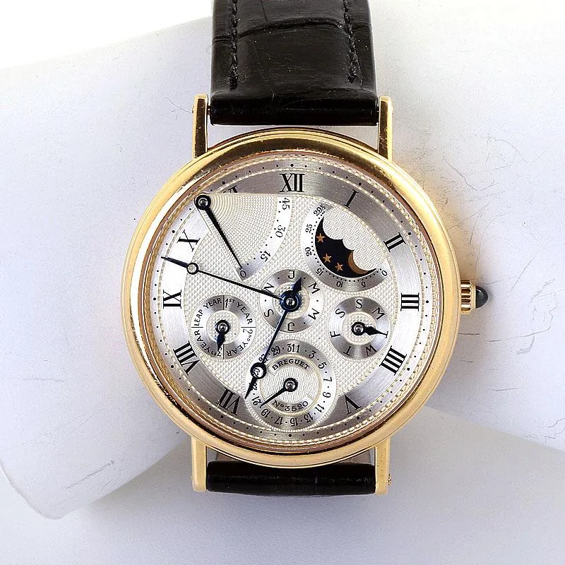 Breguet Yellow Gold Classique Complications Collection Mens Wristwatch