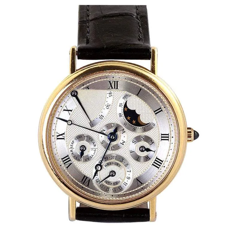 Breguet Yellow Gold Classique Complications Collection Mens Wristwatch