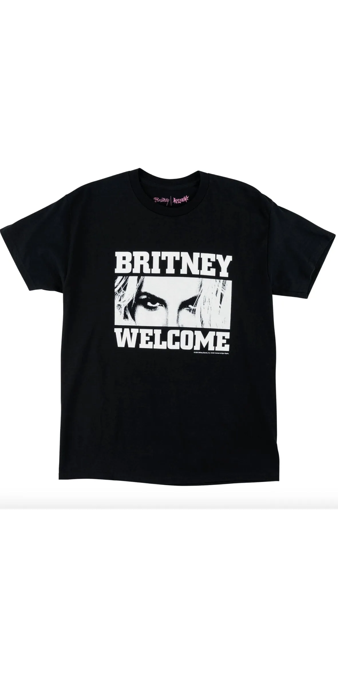 BRITNEY SPEARS X Welcome Skateboards Till the World Ends Black  T-Shirt - Camiseta