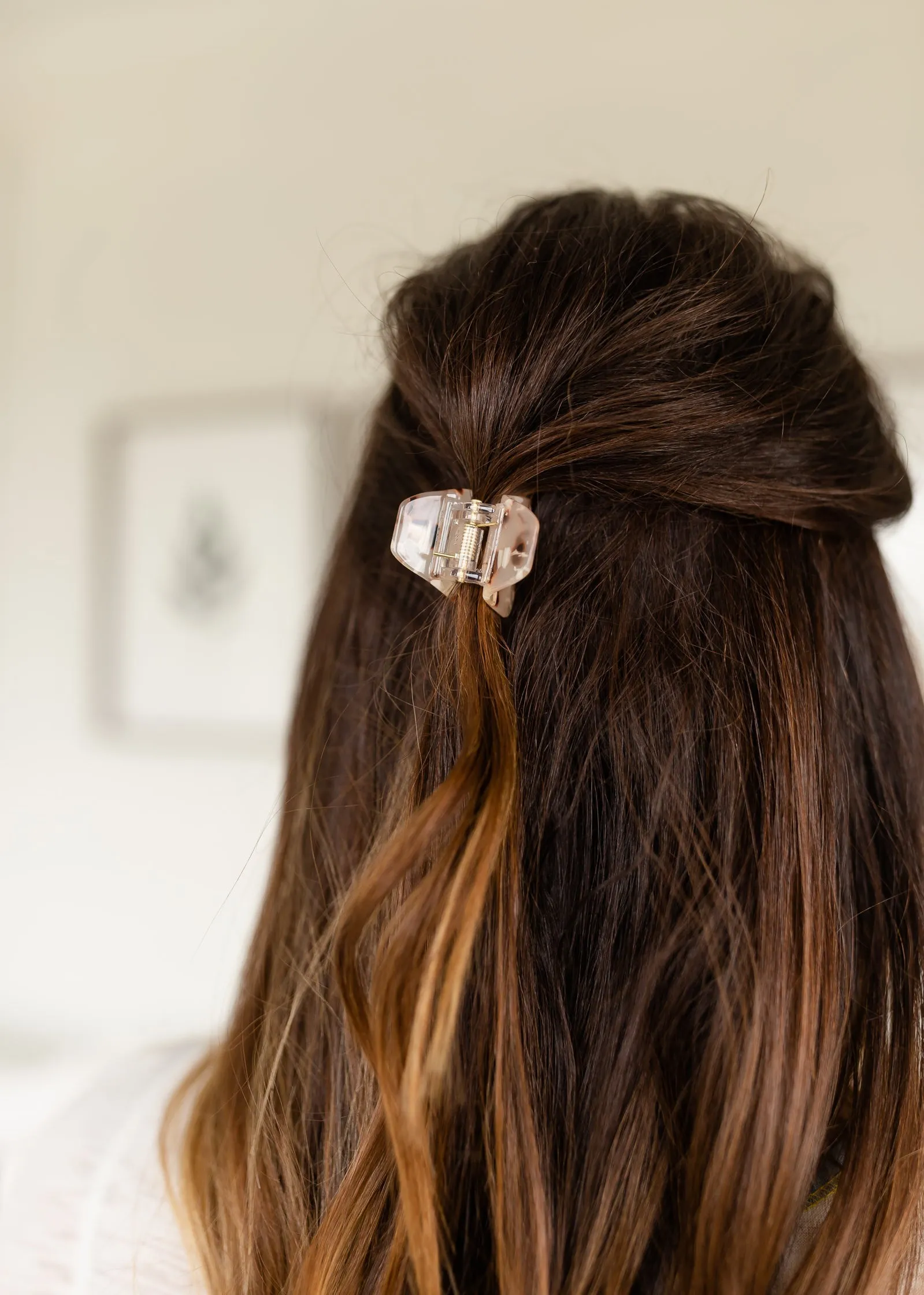 Brown   Ivory Bear Claw Hair Clip - FINAL SALE