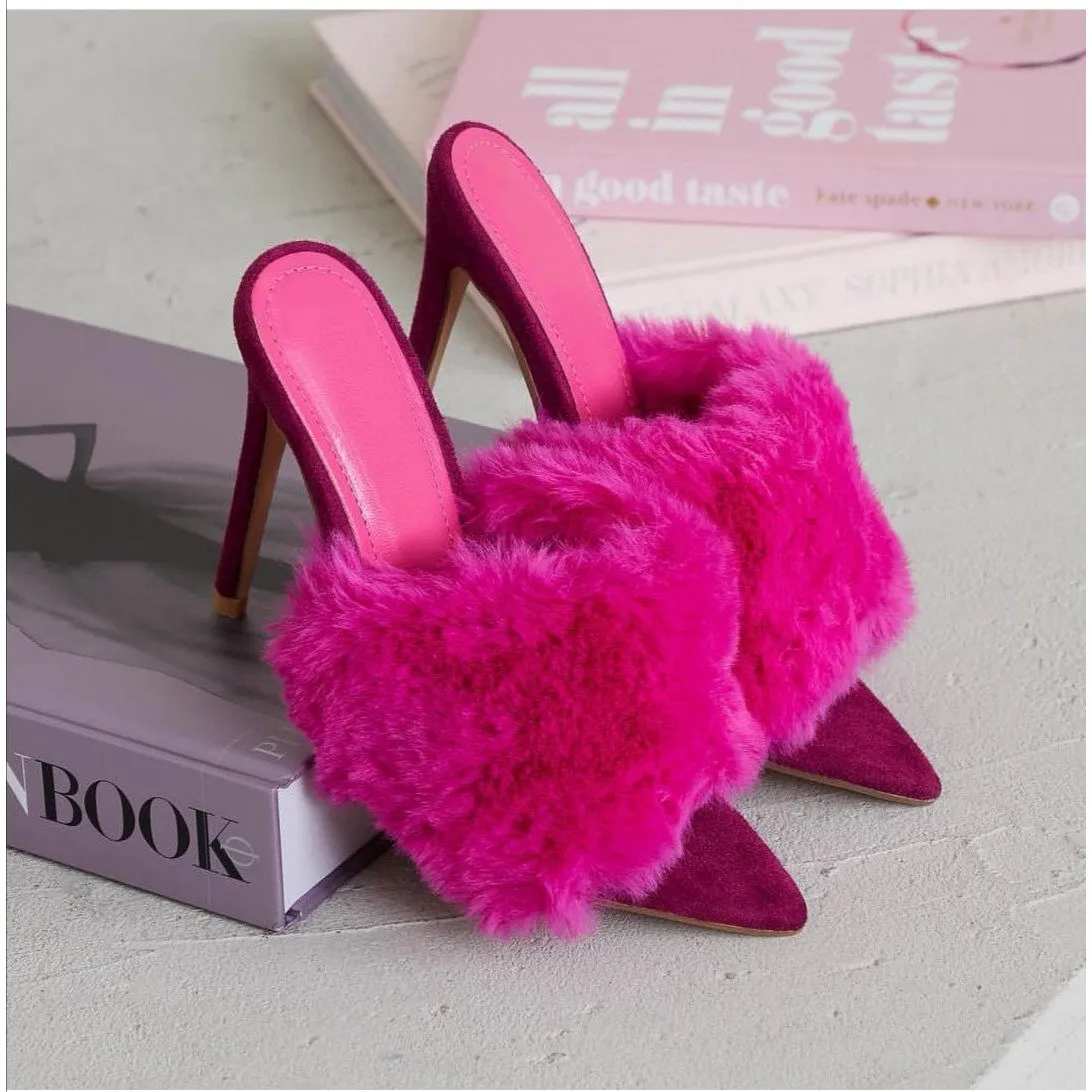 Bunny fluffy shoes