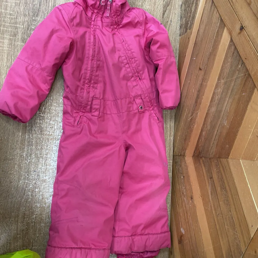 Burton- one piece snow suit- MSRP compared $200 : Pink -children-3T