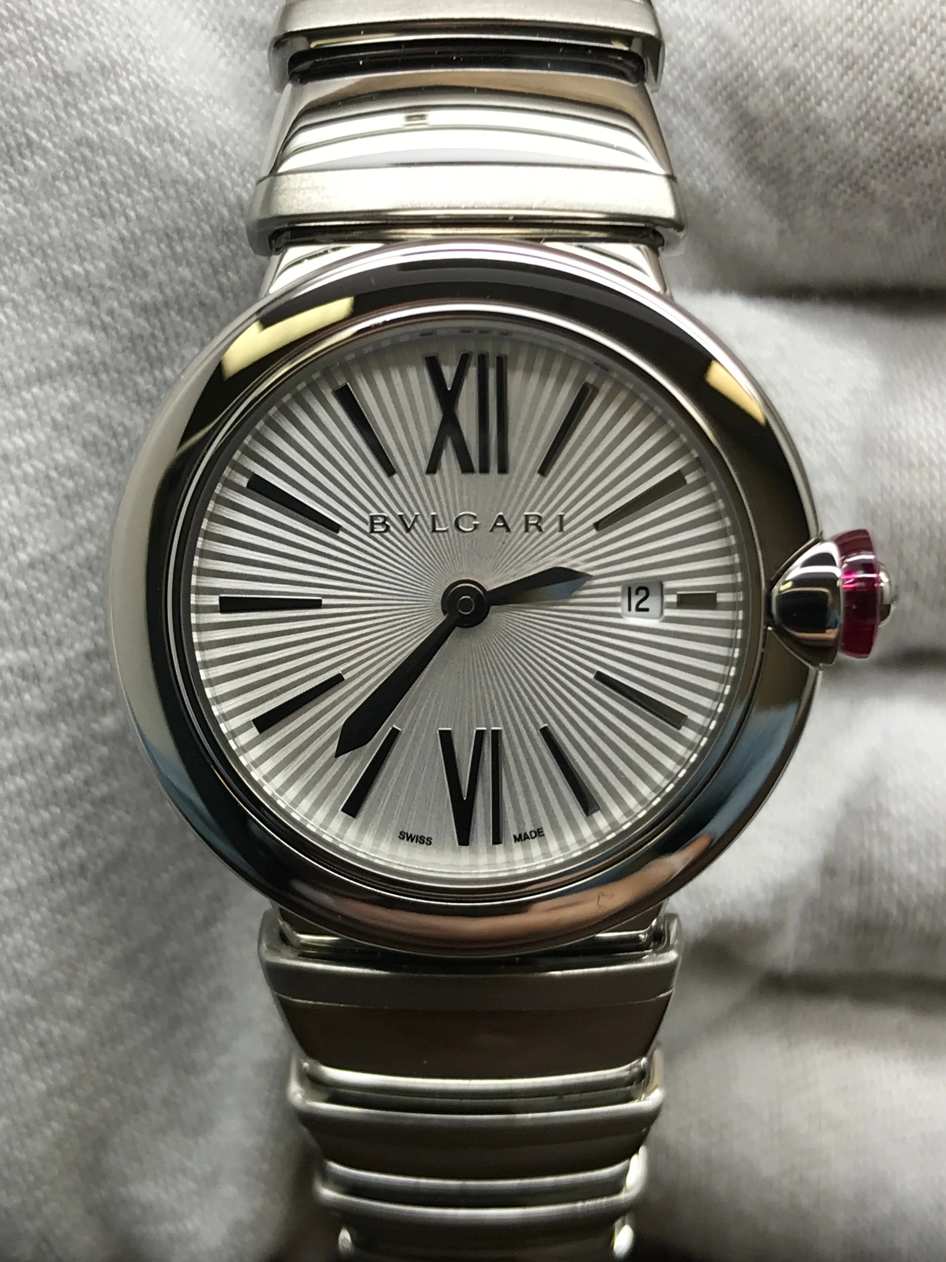 BVLGARI Lucea 102195 Silver Dial Quartz Women's Watch