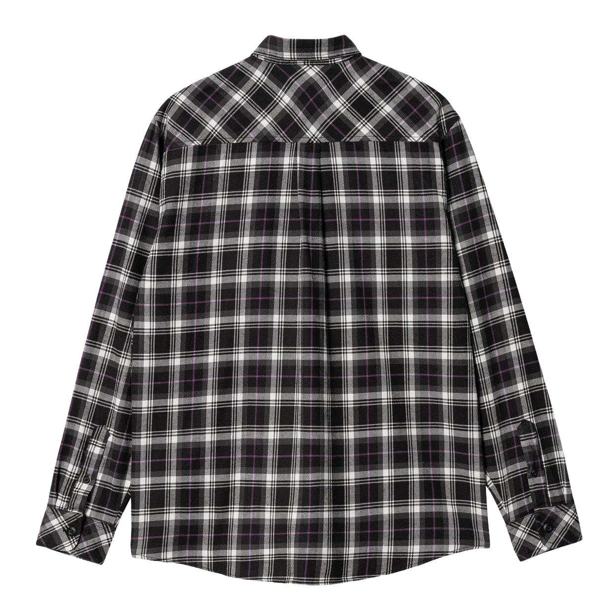 Camicia Carhartt WIP L/S Lermond Nero / Bianco