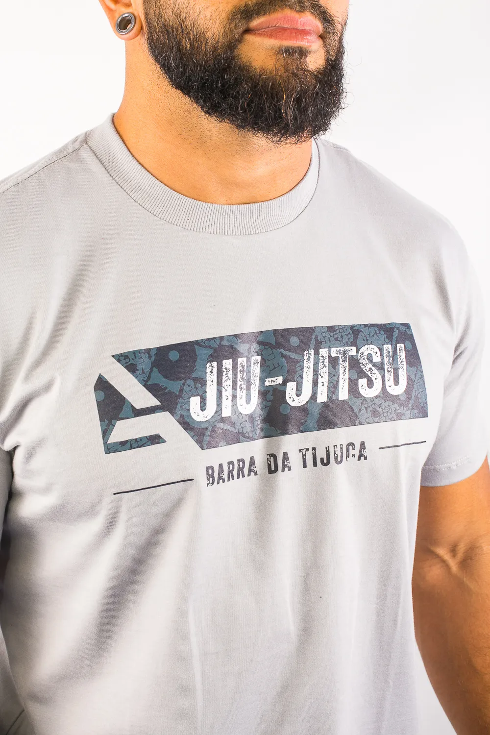 Camiseta Barra da Tijuca - Cinza Claro