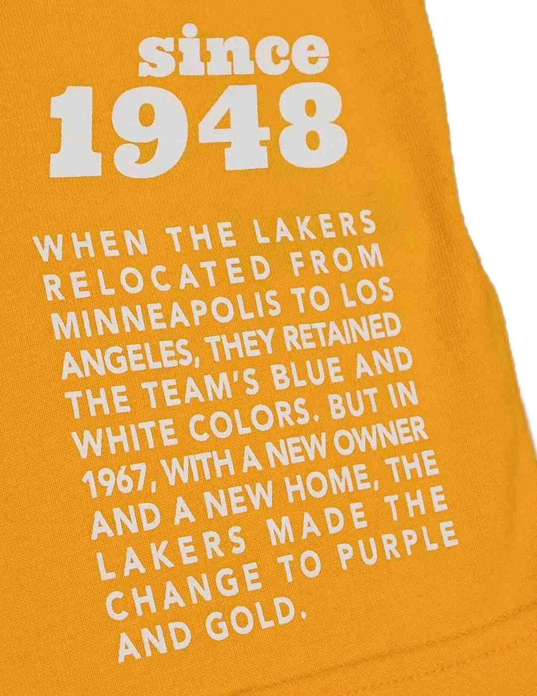 Camiseta Mitchell & Ness NBA Lakers Team Origin