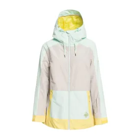 Campera Roxy Snow Ravine Hoodie Gris