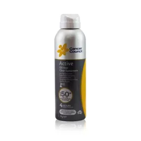 CANCER COUNCIL - Active Oil-Free Clear Sunscreen Spray SPF50 