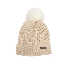 Cappello Barbour Saltburn Beanie Panna