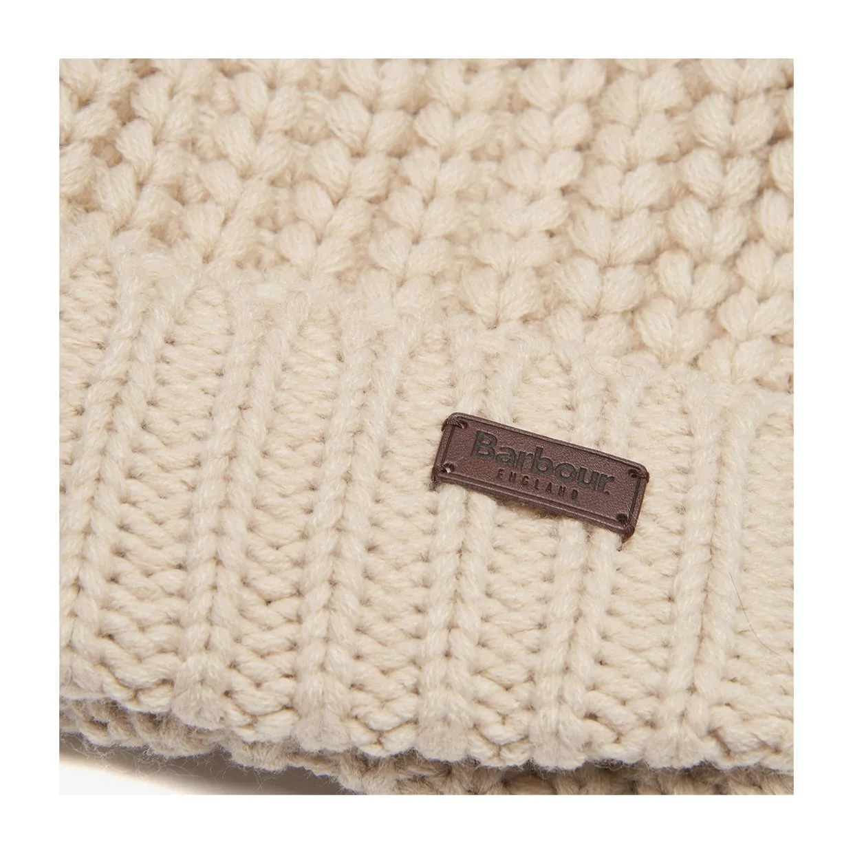 Cappello Barbour Saltburn Beanie Panna