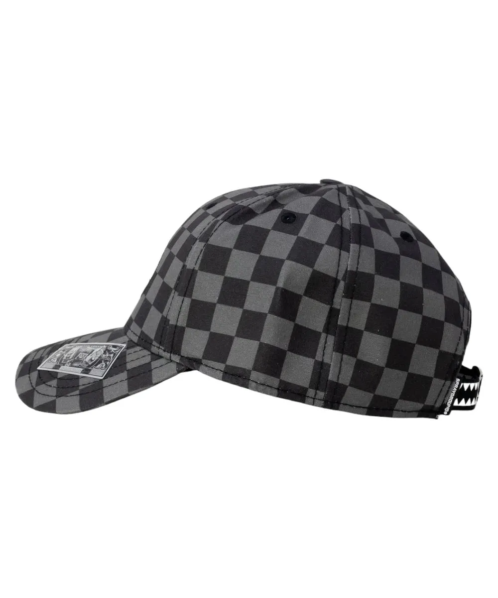 Cappello con Visiera  Check Grey