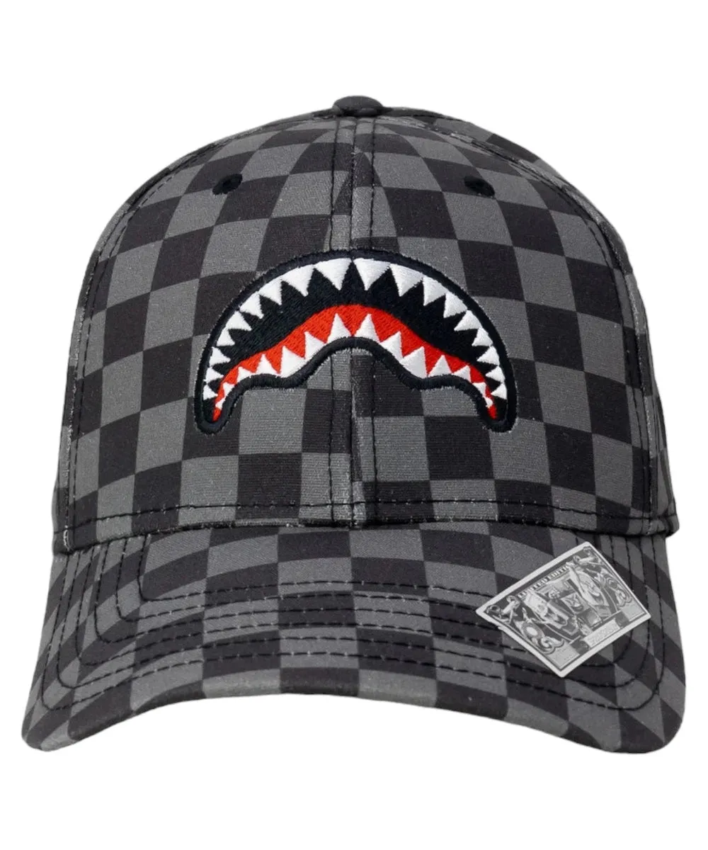 Cappello con Visiera  Check Grey